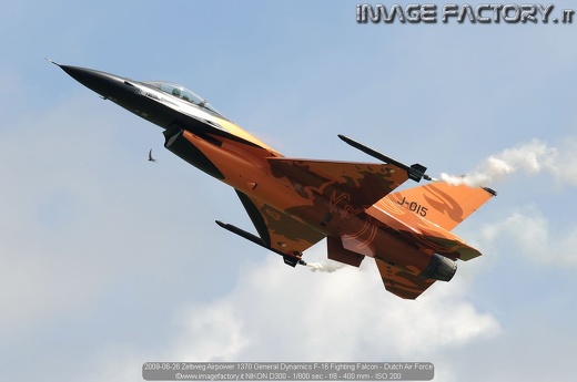 2009-06-26 Zeltweg Airpower 1370 General Dynamics F-16 Fighting Falcon - Dutch Air Force